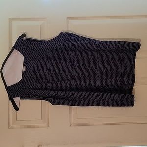 Ladies purple and black cami